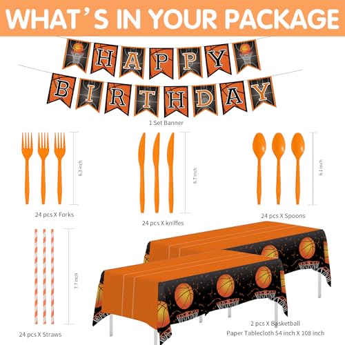 Save 50% on Basketball Party Supplies - Plates, Cups, Banner & More