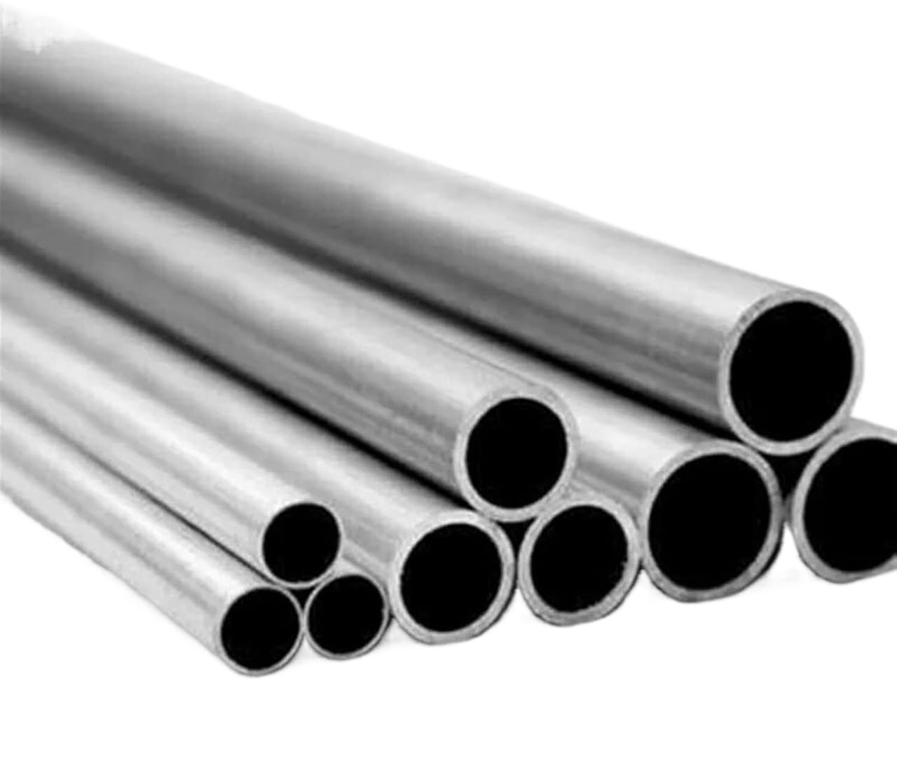 Paqwtyb One Color Tube, 304 Stainless Steel Capillary Round Tubing, Length 300Mm, Outer Diameter 16Mm