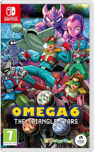 OMEGA 6 The Triangle Stars NS avec graphismes pixel art 16-bit