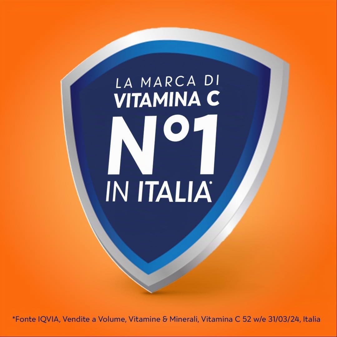 Cebion Vitamina C 500 mg Masticabile Arancia, Supporta il Sistema Immunitario1 e il Metabolismo Energetico, 80 Compresse, Integratore Alimentare + portaombrelli