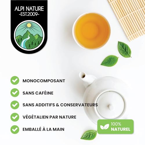 Alpi Nature Achillée Millefeuille Tisane 250g, Herbe d'Achillée Millefeuille Séchée et Coupée – vue 4