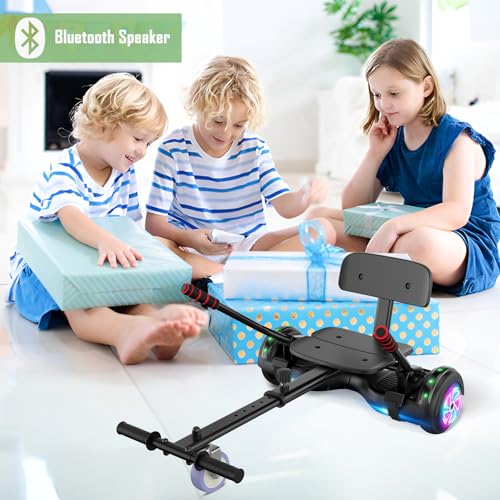 Image of CBD Scooter with Corlorful LED Lights,6.5 inch Wheels, Dual 300W Motor Scooter for Kids Girls Boys Adults, All Ages