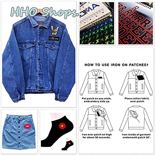 Hho Patch Set 3 Pieces. Black White Spiderweb Iron On Patches Superhero Spider Web Cartoon Embroidered Applique Patch Accessories Diy For Clothes Backpacks T-Shirt Jeans Skirt Vests Hat Bag #TOP3