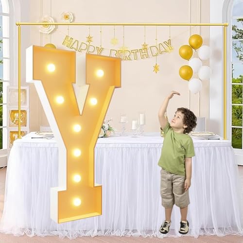 3.3FT DIY Marquee Light Up Numbers for Daughter's Birthday Decor Mosaic Numbers for Wedding Christmas Foam Board Kit