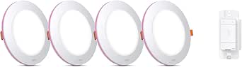 Tapo Smart 4-Inch Recessed Downlight Kit (4-Pack), 850 Lumens