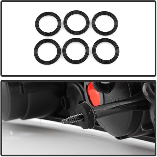 Miniatura 7 de ACANII - Para luces traseras deportivas Chevy Camaro SS Sport 1993-2002 Black Smoke 1993-2002, reemplazo del lado del conductor y del pasajero