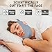 Anti Snore Chin Strap for CPAP Users Snore Stopper with Adjustable Chin Strap for Sleeping Comfortable Stop Snoring Solution Anti Snoring Devices Breathable and Reusable （Two Couple Outfits）