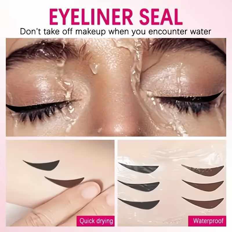 Delineador de ojos plegable con sello y lápiz gel miniatura 4