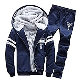 Sportlich Anzug keine Kaputze perfekt für Sport, Training, Jogging, Laufen und Fitness.