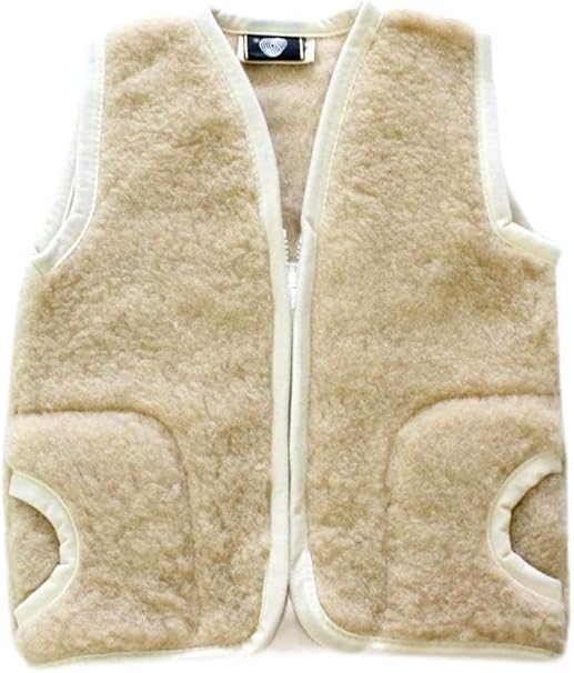 Gilet mérinos bébé pour les sorties au parc en automne taille 3-5 ans