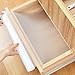 AiQInu Tappetino per Cassetti, Rivestimento Cassetti, Tappetini Non-Adesivo Eva Antiscivolo Rivestimento Cassetti per Cucina Armadietti Cassetti Tavoloe Frigorifero Ripiani (30 * 200cm) immagine