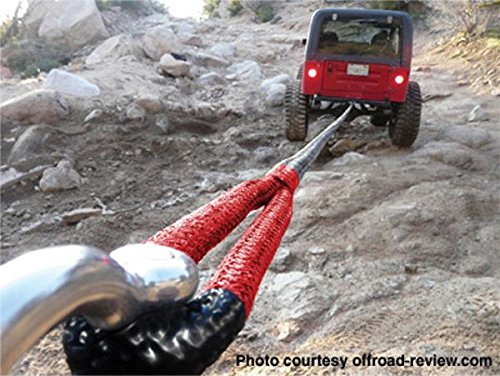BILLET4X4 Big Bubba's Monster Kinetic Snatch Rope with Carry Bag - 1-1/4 inch X 30 ft (32mm x 9m Long) (Vehicle Recovery)