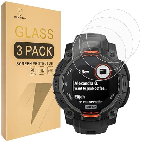 Mr.Shield Glass Screen Protector for Garmin Instinct 3 45mm (AMOLED/Solar)