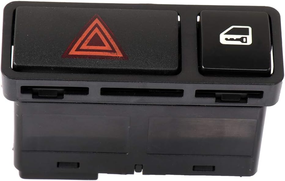 Hazard Warning Light Switch SCITOO 61318368920 Front for BMW for 320i 2001-2005,for BMW for 323Ci 2000, for 323i 1999-2000, for 325Ci 2001-2006, for 325i 2001-2006