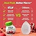 Stur Liquid Water Enhancer | Pomegranate Cranberry | Naturally Sweetened | High in Vitamin C & Antioxidants | Sugar Free | Zero Calories | Keto | Vegan | 5 Bottles, Makes 120 Drinks