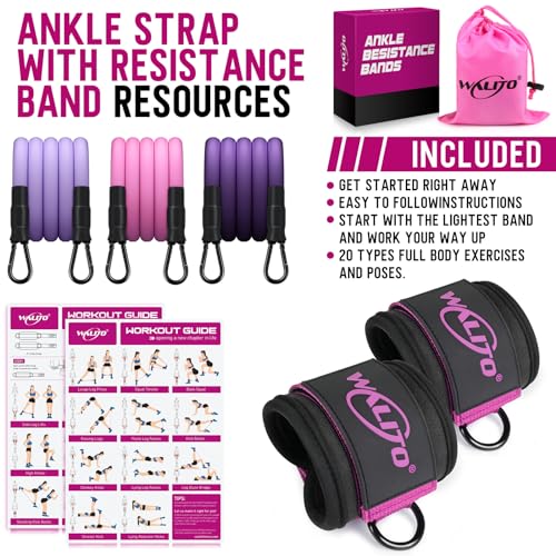 WALITO Ankle Resistance Bands Cuffs