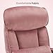 BarberPub Pedicure Chair, 360° Rotating Lifting Facial Beauty Spa Chair,Adjustable Tattoo Salon Spa Esthetician Beauty Equipment 3571 (Fabric, Pink)