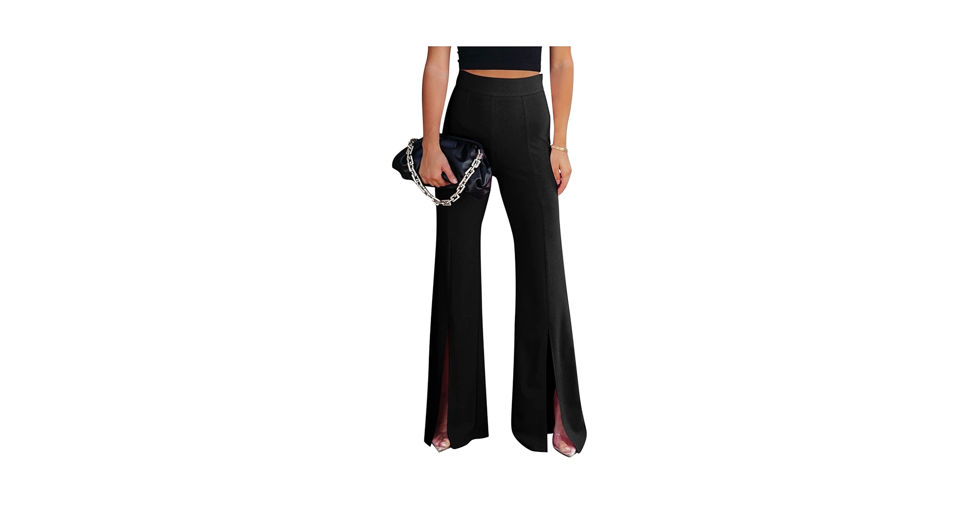 JieDa ジエダ / SLIT SLIM FLARE SLACKS JieDa スラックス ジエダ / CHECK SLIT SLACKS チェックスリット