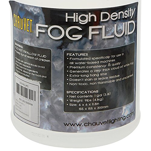 Chauvet Dj High-Density Fog Machine Fluid - One Gallon | Fog Machines (Packaging May Vary) #TOP1