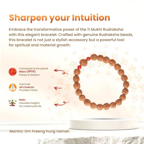 Image of Stone Bracelet for Men & Women | Natural Crystal for Wealth | Protection | Confidence & Success | Adjustable Healing Bracelet for Meditation | Reiki & Spiritual Energy