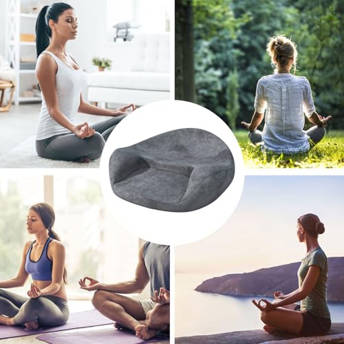 Cojín de meditación para suelo y yoga con espuma viscoelástica para adultos 6