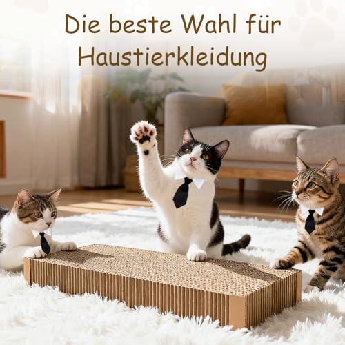 Fliege für Hunde und Katzen, Verstellbar Hund Katze Smoking Kragen, Hochzeit Haustier Krawatte, Kostüm für Katzen Hunde, Halsband Hund Klein für Hundegeburtstag Hochzeit Ostern (S Size