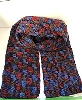 Algopix Similar Product 2 - Unisex Multi Color Crochet Scarf