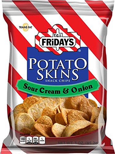 TGI Fridays Sour Cream and Onion chips(3.0 oz/6count)