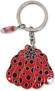 草間彌生 キーホルダー 赤・黄2個セット 新品未開封 YAYOI KUSAMA 草間