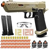 Shell Ejecting Toy Gun, Semi-Automatic Kids Toy Pistol with Ejecting Shells, Soft Bullet Toy Guns for Boys 8-12, Outdoor Shooting Games Educational Model