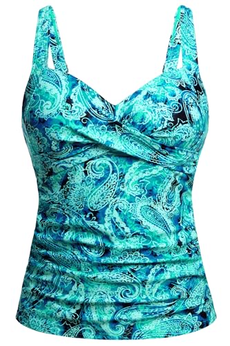 Women's Underwire Tankini Top Only - Tummy Control Bathing Suit Top No Bottom 2025