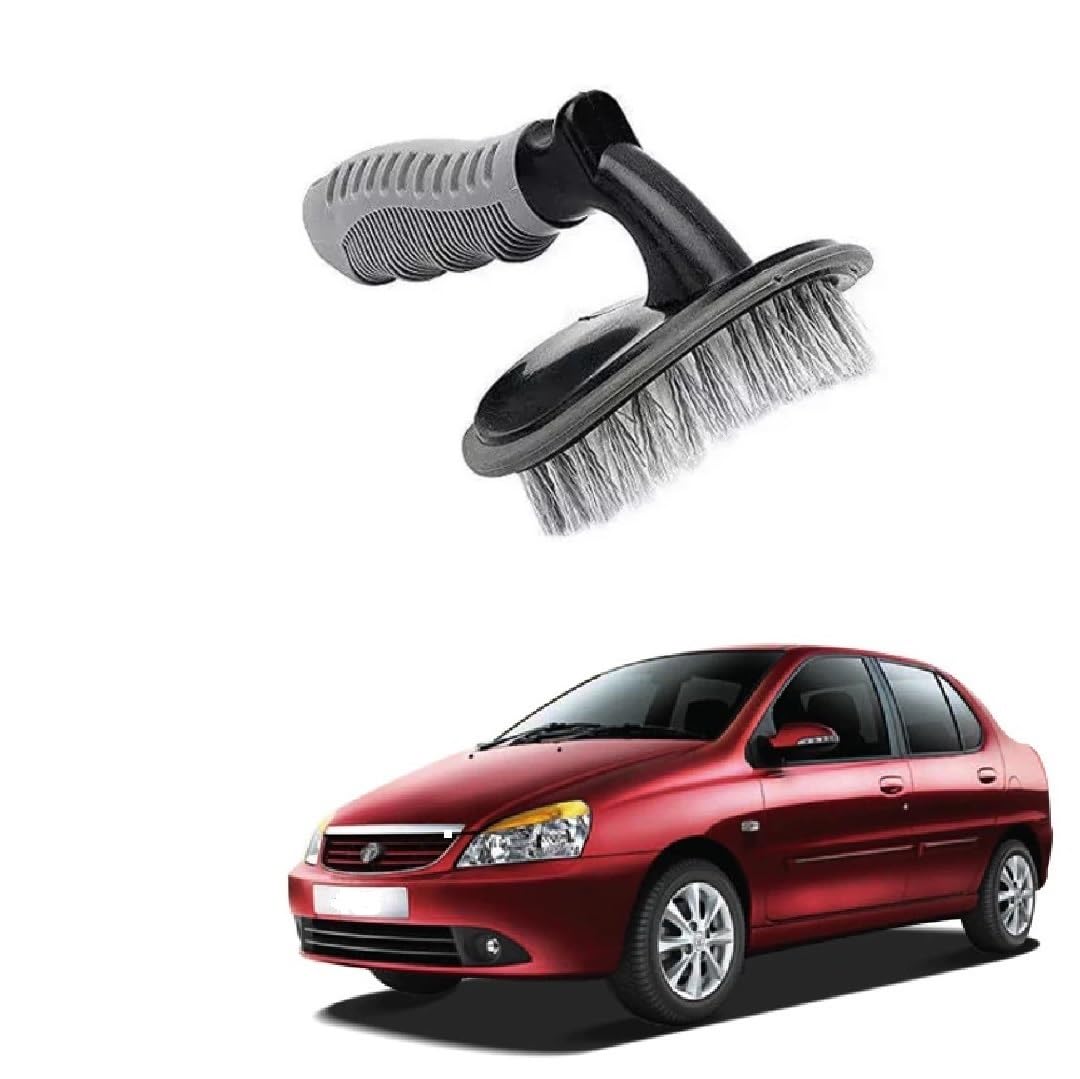 Strong Car Tire and Rim Cleaning Brush Suitable for Tata Indigo CS-image-46