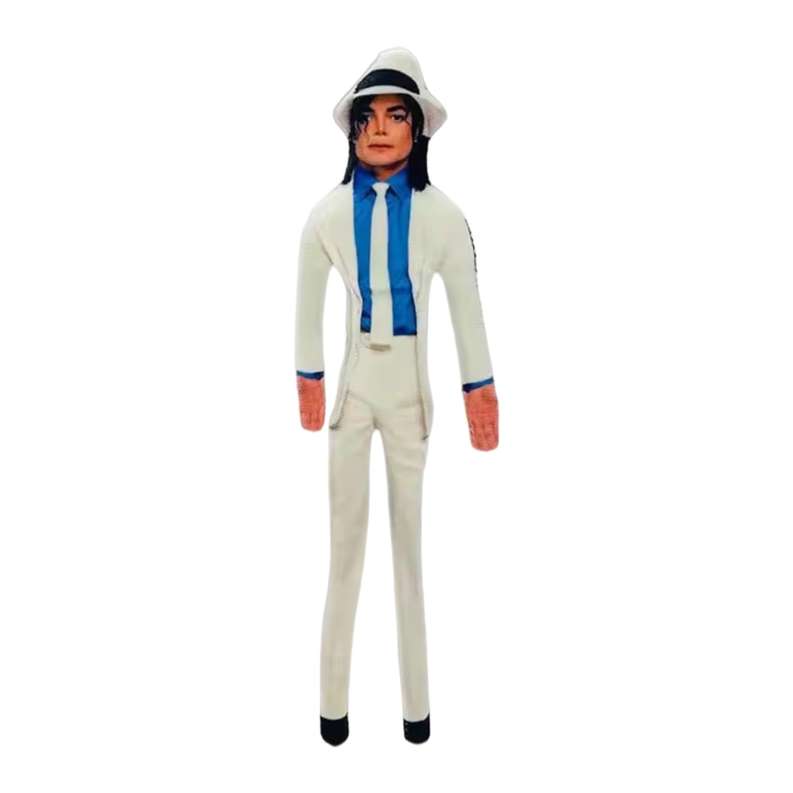 Michael Doll Plush Mj Pillow King of Pop Music Legend Plushies Pop Icon Inspired | the Limbs Are Movable Rock King Classic Plush Halloween Christmas Car Decorations (h)