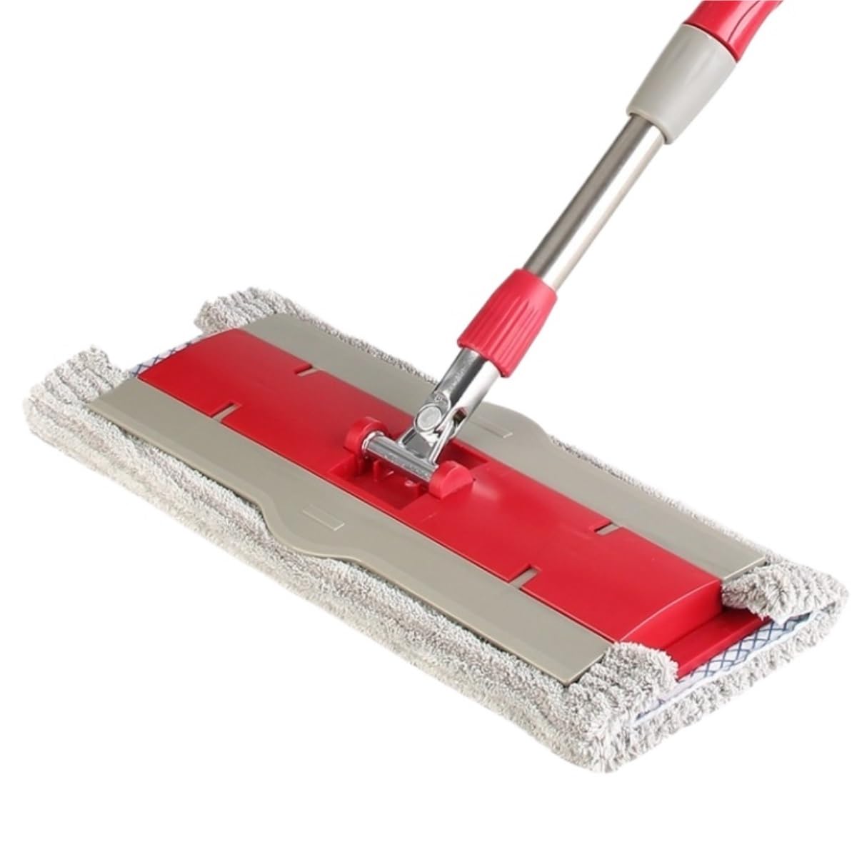 Mopa Esfregona Fregona Plana Tipo Clip For Suelos De Madera, Repuesto For Trapeador, Limpieza Doméstica Perezosa Limpieza Suelos(Rot)