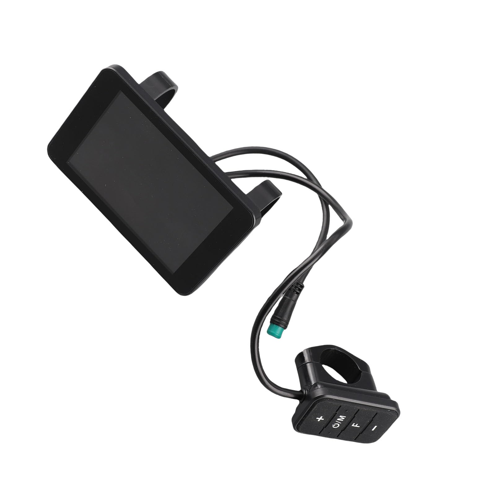 Jazda na Rowerze Elektrycznym Kolorowy Panel Wyświetlacza LCD do 24 V-72 V Wodoodporny Elektryczny Licznik Rowerowy Zamiennik dla Entuzjastów Spędzania Czasu na świeżym Powietrzu Materiał: ABS