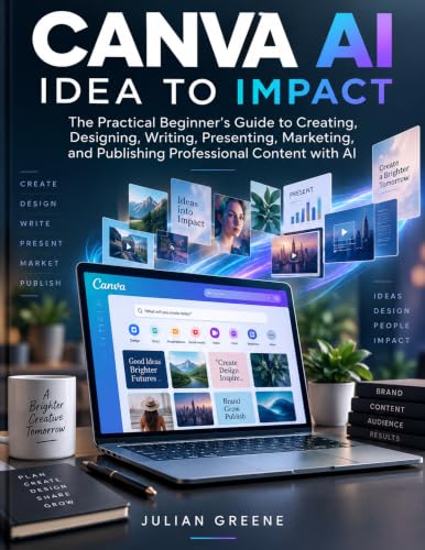CANVA AI IDEA TO IMPACT: The Practical Beginner's Guide to Creating, Designing, Writing, Presenting, Marketing, and Publishing Professional Content with AI