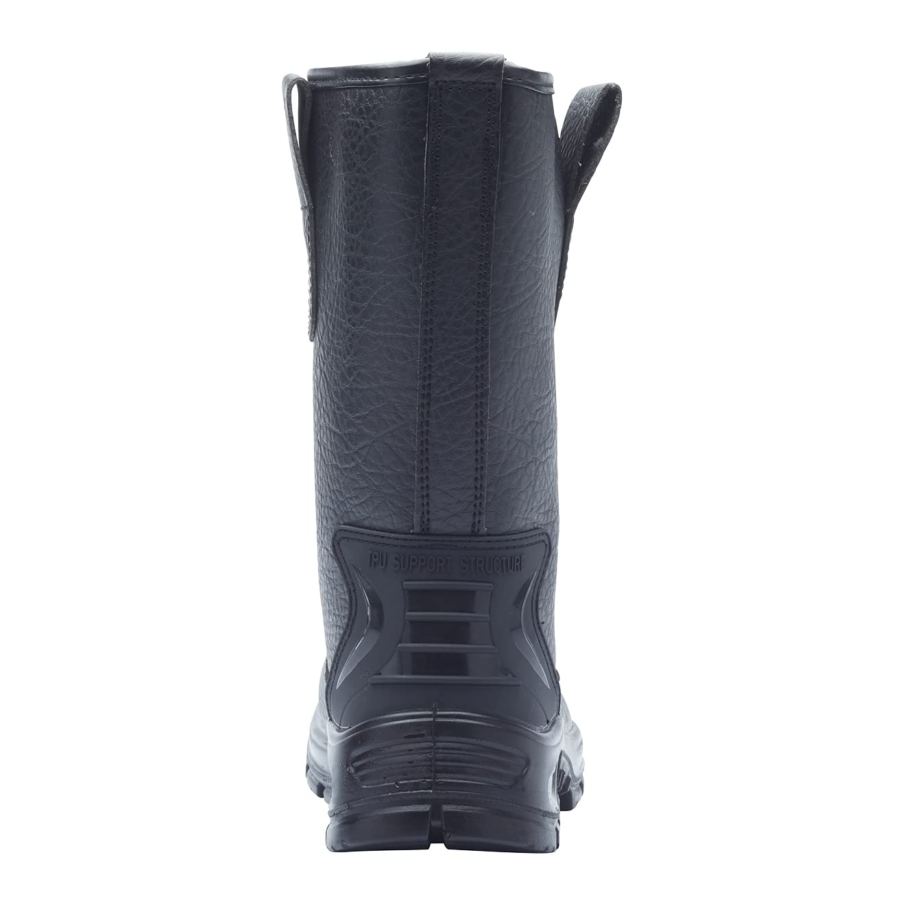 Blackrock S1-P SRC Sicherheits-Arbeitsstiefel, Herren/Damen, Stahlkappe | schwarzes Leder, Arbeitsstiefel, Sicherheitsschuhe, Schutz-Zwischensohle, Gartenarbeit, Arbeits- und Gebrauchsschuhe
