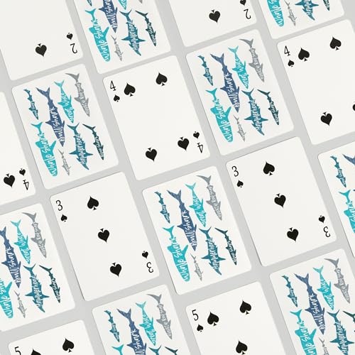 Lantern Press naipes póker tiburones 52 cartas adulto miniatura 4