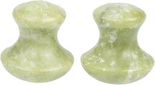 CANIGHT 2pcs Jade Mushroom Shaped Gua Facial ...