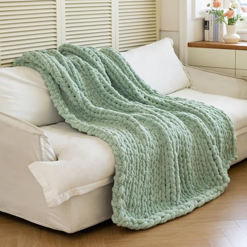 Larexius Chunky Knit Blanket - Luxury Soft Cozy 50 *