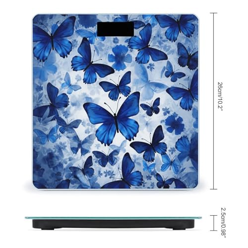 Báscula Digital de Baño con Vidrio Templado y Capacidad 400lb miniatura 2