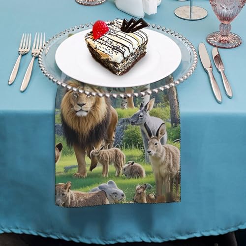 Servilletas de Tela Animales Salvajes 2 Pzas miniatura 4