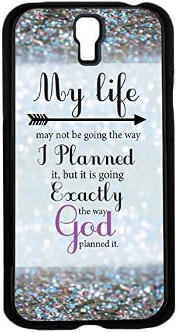 @ALL "My Life May Not Be Going the Way I Planned" Cover Case For Samsung GALAXY S4 mini(Black) with Best Silicon Rubber