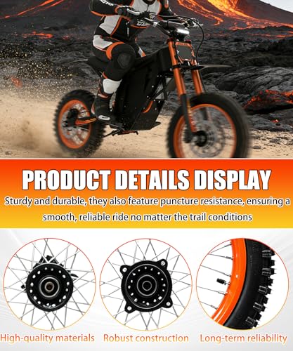 Image of Electric Dirt Bike Front Wheel Tire