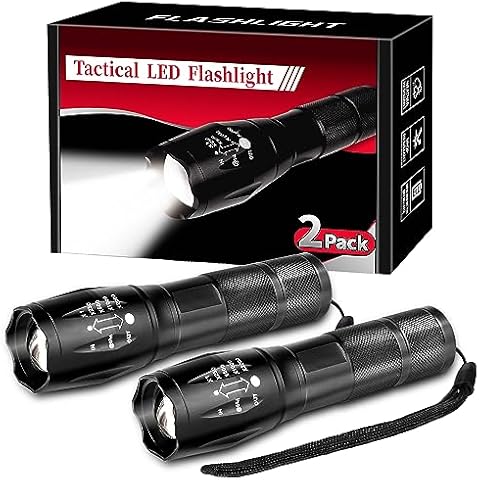 ThuZW 2 Pack Tactical Flashlight Torch Cover