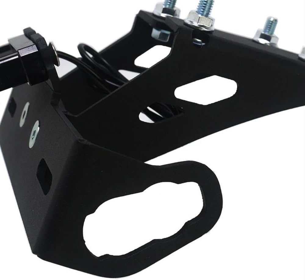 for K&awasaki 2022 2023 Ninja ZX-6R ZX636 ZX6R ZX-636 ABS 2022 2023 Motorcycle License Plate Holder Frame Bracket with Tail Light Motorcycle