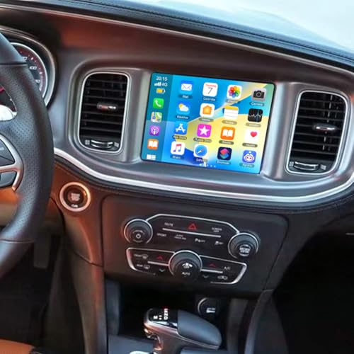 Radio Android 14 con pantalla 8.4 pulg para Dodge Charger 2011-2014 miniatura 1