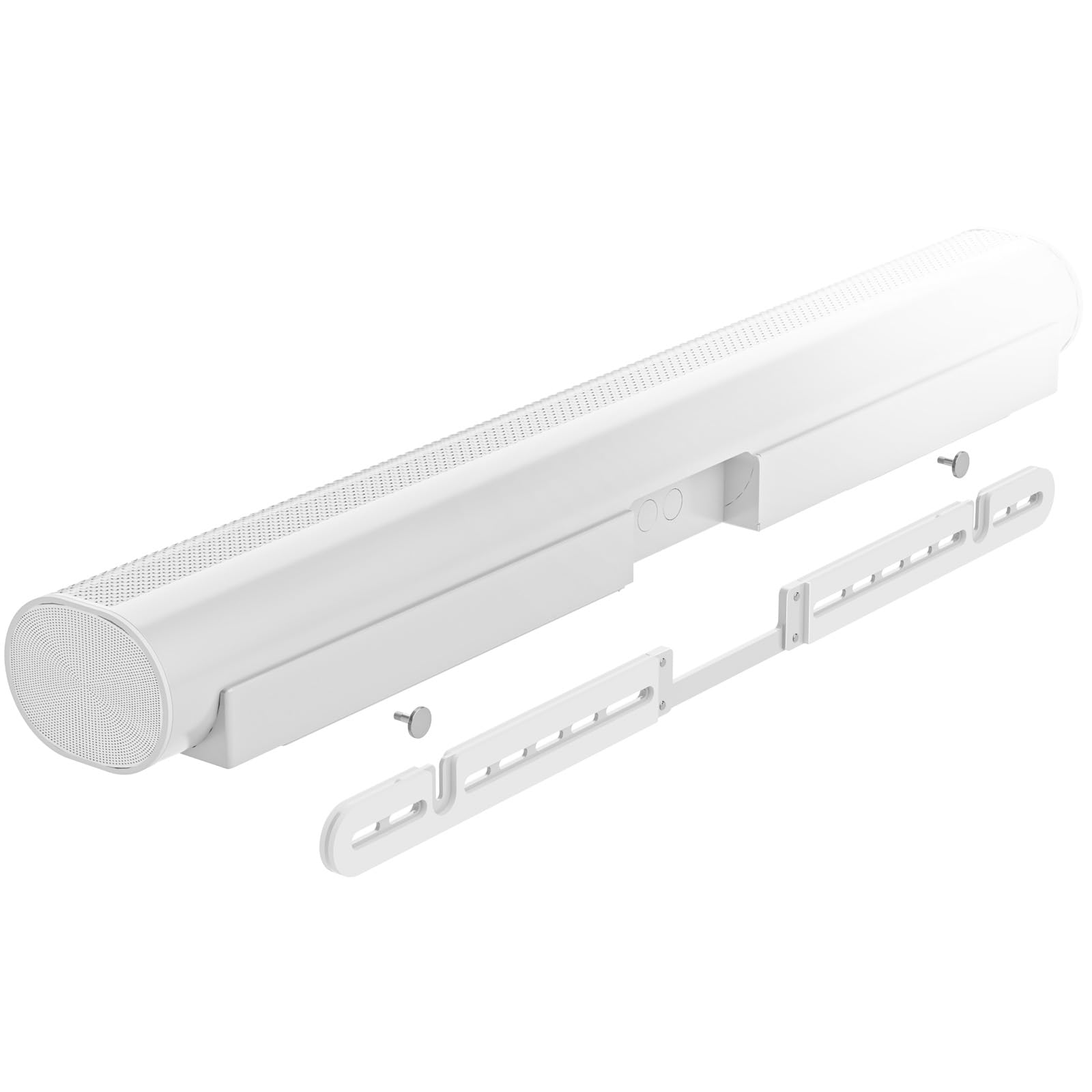 WALI Soundbar Wall Mount, Designed for Sonos Arc, Low Profile Sound Bar Mount Bracket Under TV with Hardware Kit, Easy to Install (SON003-W), White