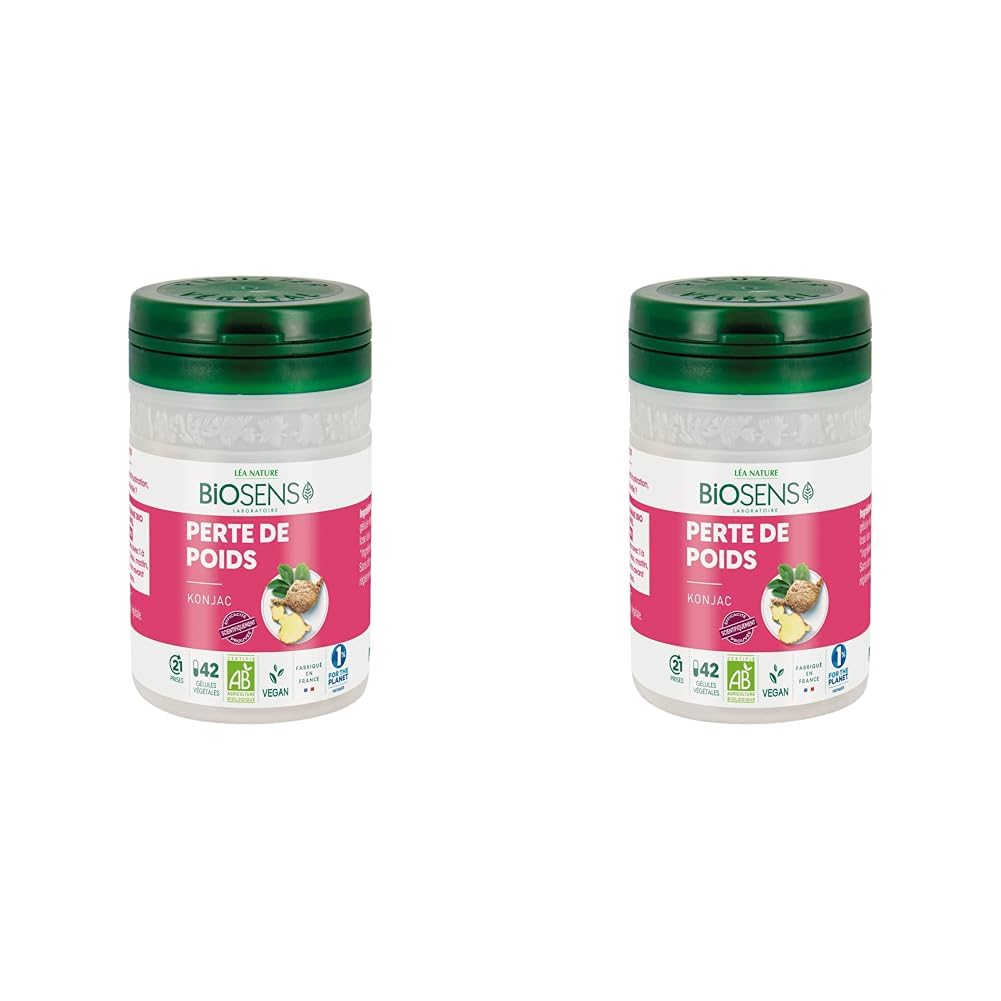 Complément Alimentaire Biosens Konjac - 42 Gélules - Aide à La Perte De Poids - Fabriqué En France