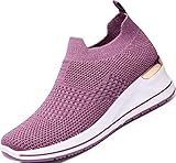 GILKUO Zapatillas Cuña Mujer Deportivas Zapatos Deporte Sin Cordones Sneakers Verano Talón Plataforma Interior Morado Talla 41 GILKUO Zapatillas Cuña Mujer Deportivas Zapatos Deporte Sin Cordones Sneakers Verano Talón Plataforma Interior Morado Talla 41